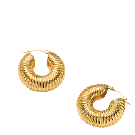 Thick super ribbed hoops
